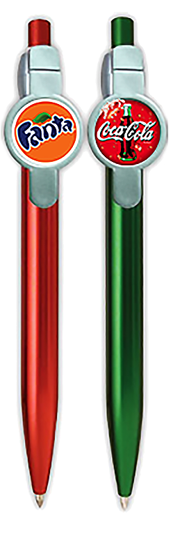 AMS-101 - Plastic Pen with Big Logo Space for Printing - Al Masam Stationery LLC