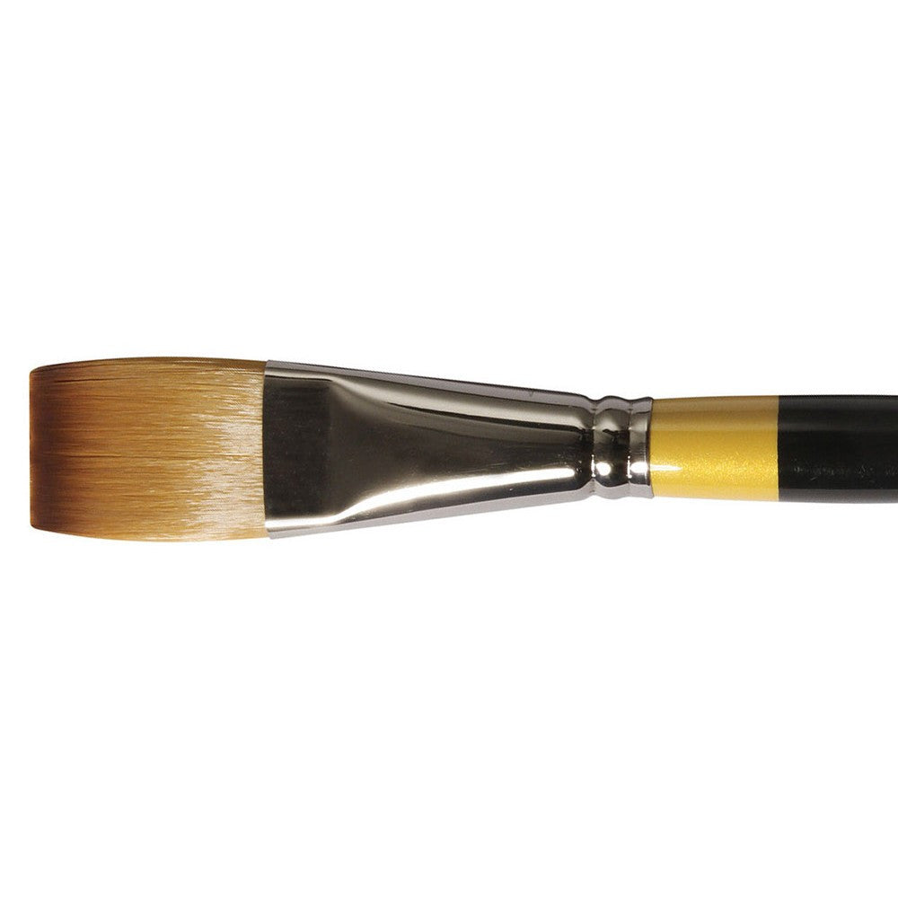 Daler Rowney System 3 Acrylic Brushes Series 21 Long Flat # 1" - Al Masam Stationery LLC