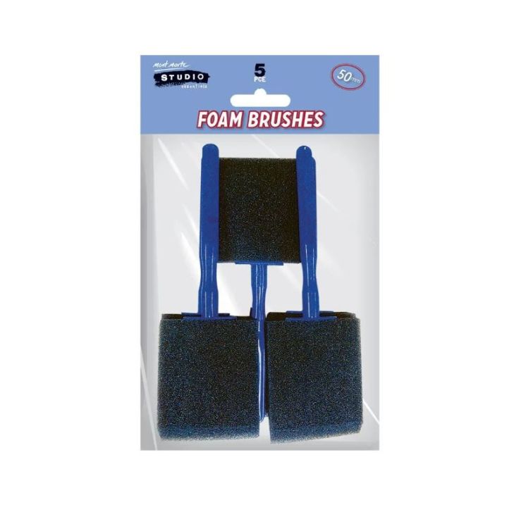 Mont Marte Foam Hobby Brush 50Mont Marte 5pc Poly Bag - Al Masam Stationery LLC