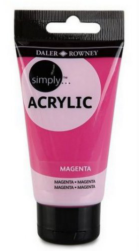 Daler Rowney Simply Acrylic Color MAGENTA - Al Masam Stationery LLC