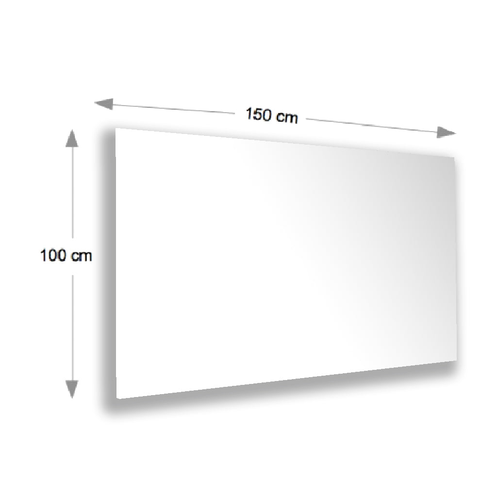 Magnetoplan Design Glasboard , 1500Mm X 1000Mm, White - Al Masam Stationery LLC