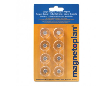Magnetoplan Innovative Design Magnetic (20 X 8Mm) 8Pcs/ Packet - Al Masam Stationery LLC