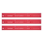 Transotype - Non Slip Aluminium Cutting Ruler -30 X 3.5 Cm - Al Masam Stationery LLC