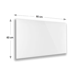 Magnetoplan Design Glasboard , 800mm x 600 mm, White