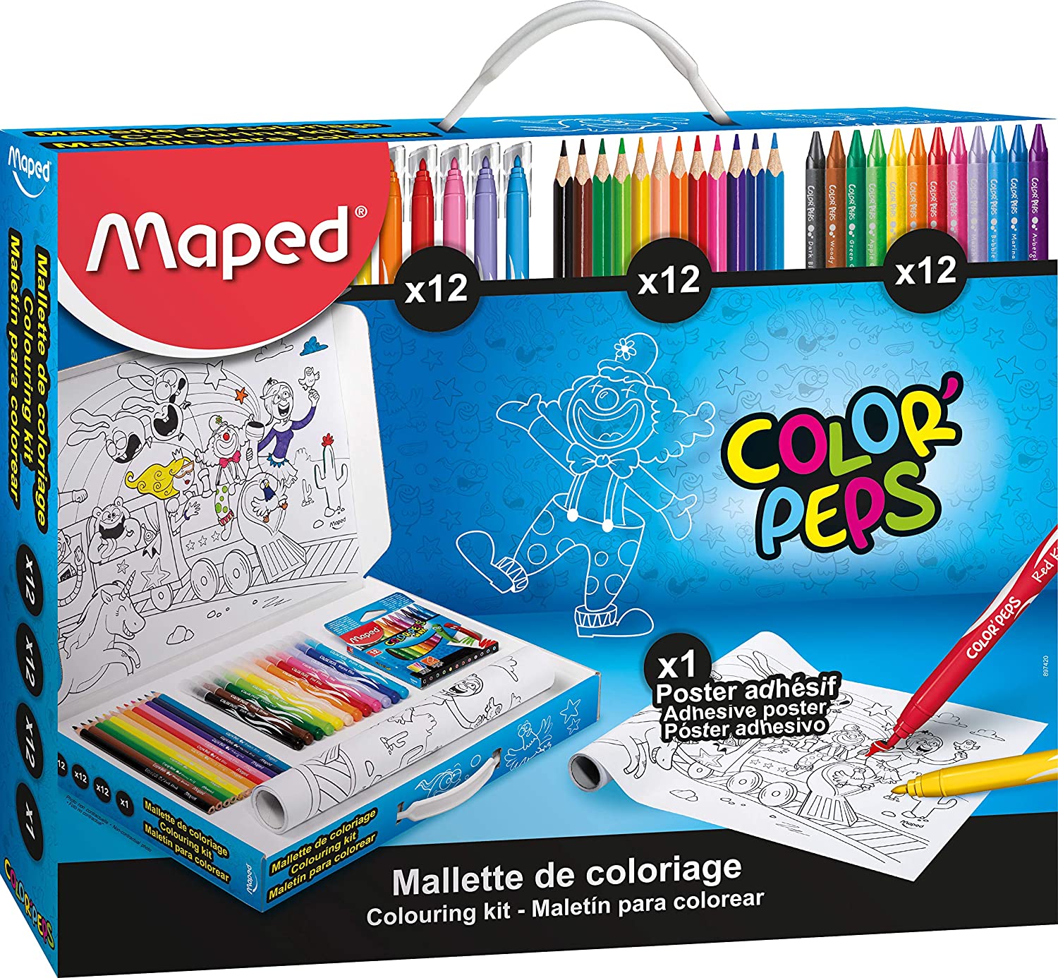 Maped Colorpeps Colouring Kit of 37 pcs - Al Masam Stationery LLC Main image