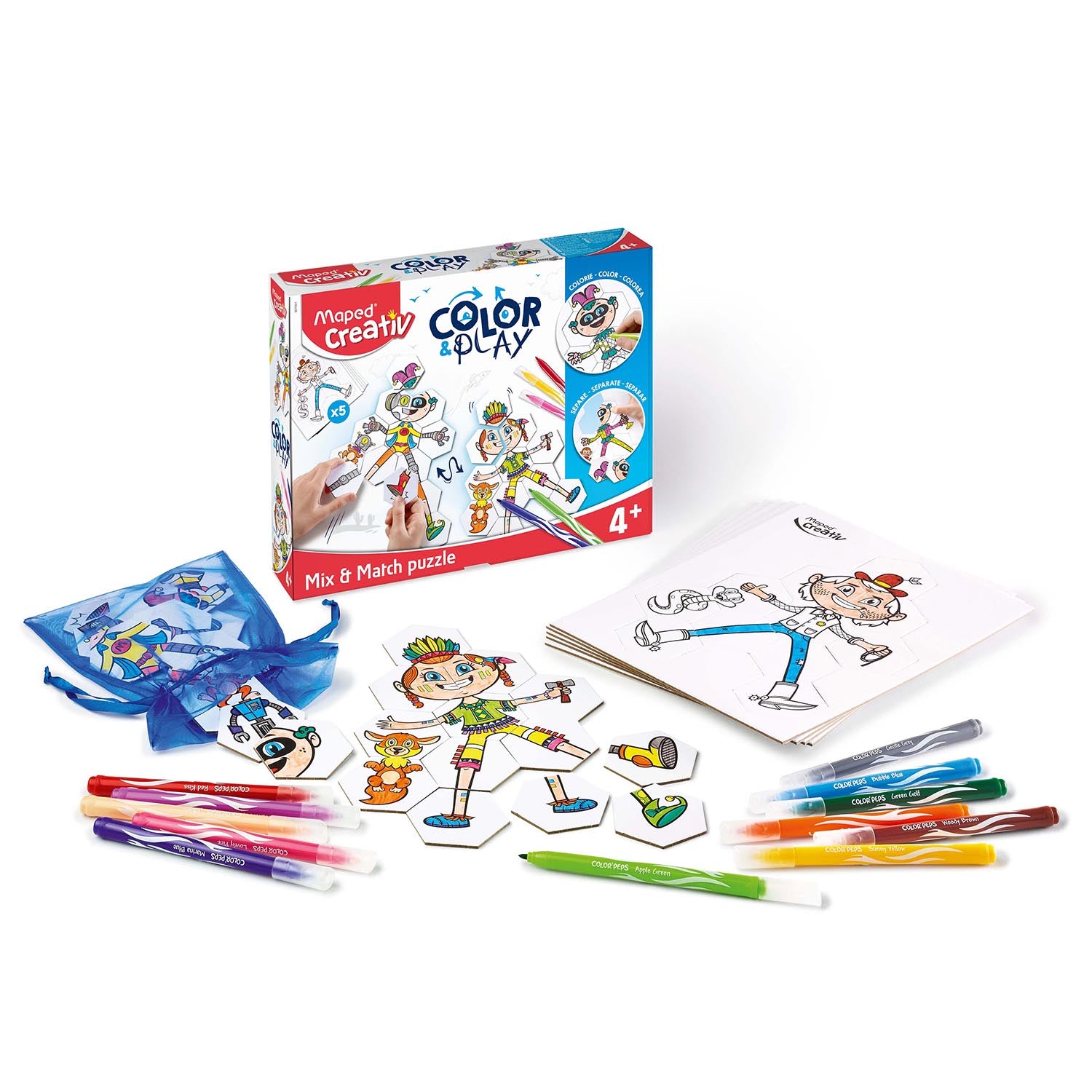 Maped Creativ Color & Play Mix & Match Puzzle Secondary image