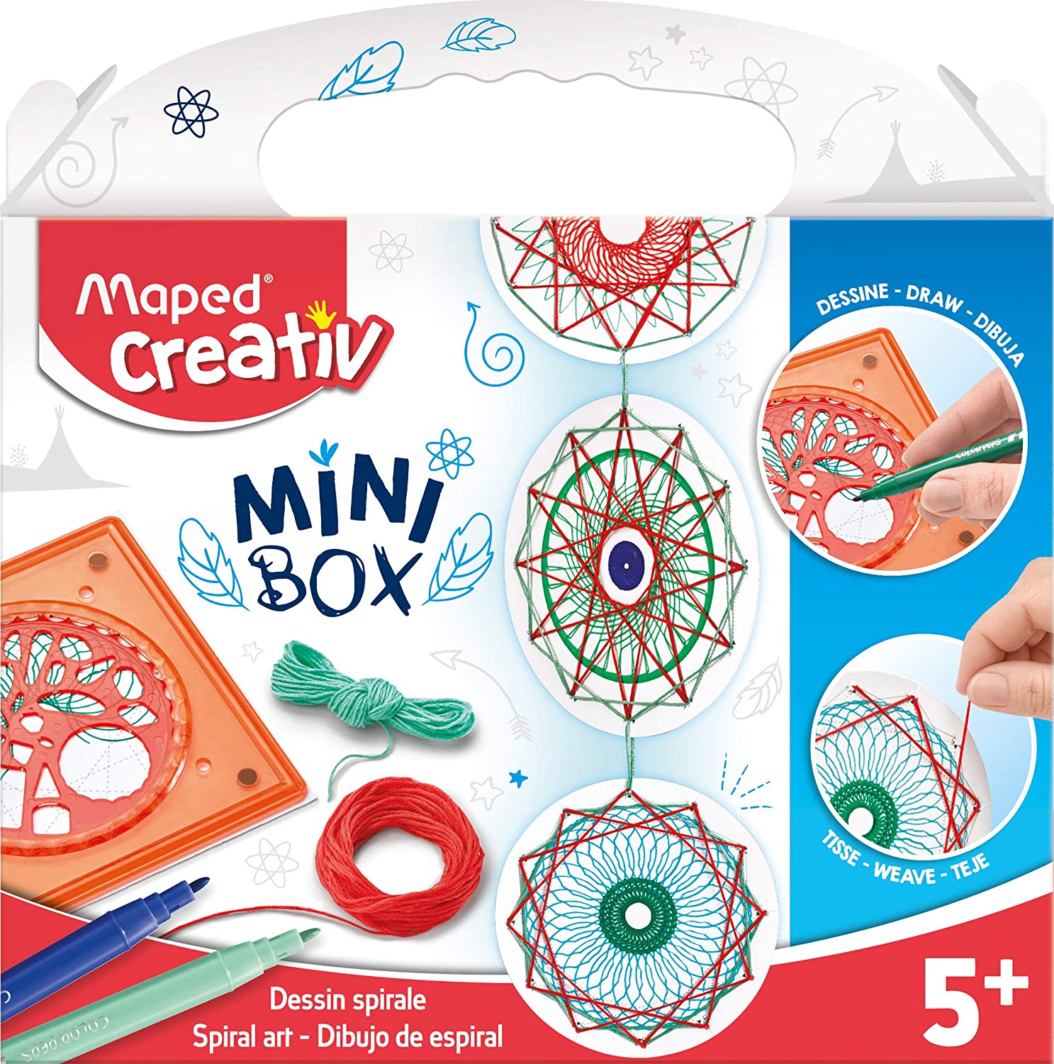 Maped Creativ Mini Box Spiral Art - Al Masam Stationery LLC Main image