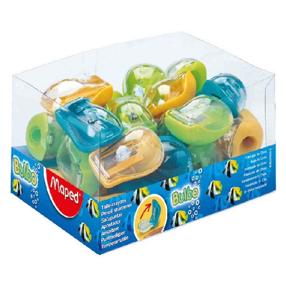 Maped Bulbo 1 Hole Sharpeners Pack - Al Masam Stationery LLC Main image