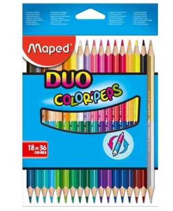 Maped Color Peps Double Ended Pencils - Al Masam Stationery LLC Main image