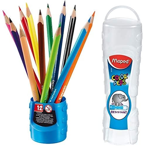 Maped Color Peps Pencils 12Color Plastic Tube Secondary image