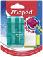 Maped Connect 2Hole Sharpner-Eraser Translucent Display of 20Pcs - Al Masam Stationery LLC