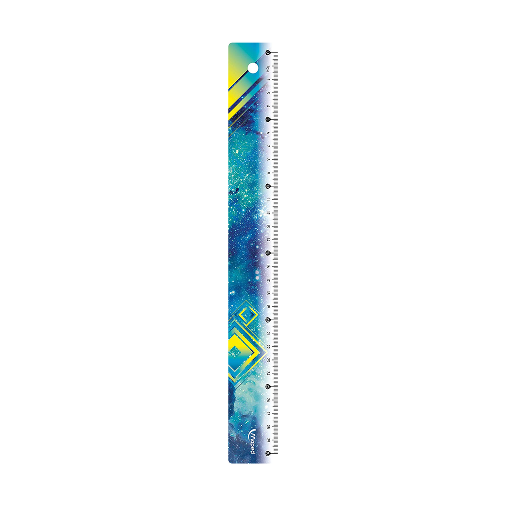 Maped Cosmic Teen Deco Ruler 30cm - Al Masam Stationery LLC Main image
