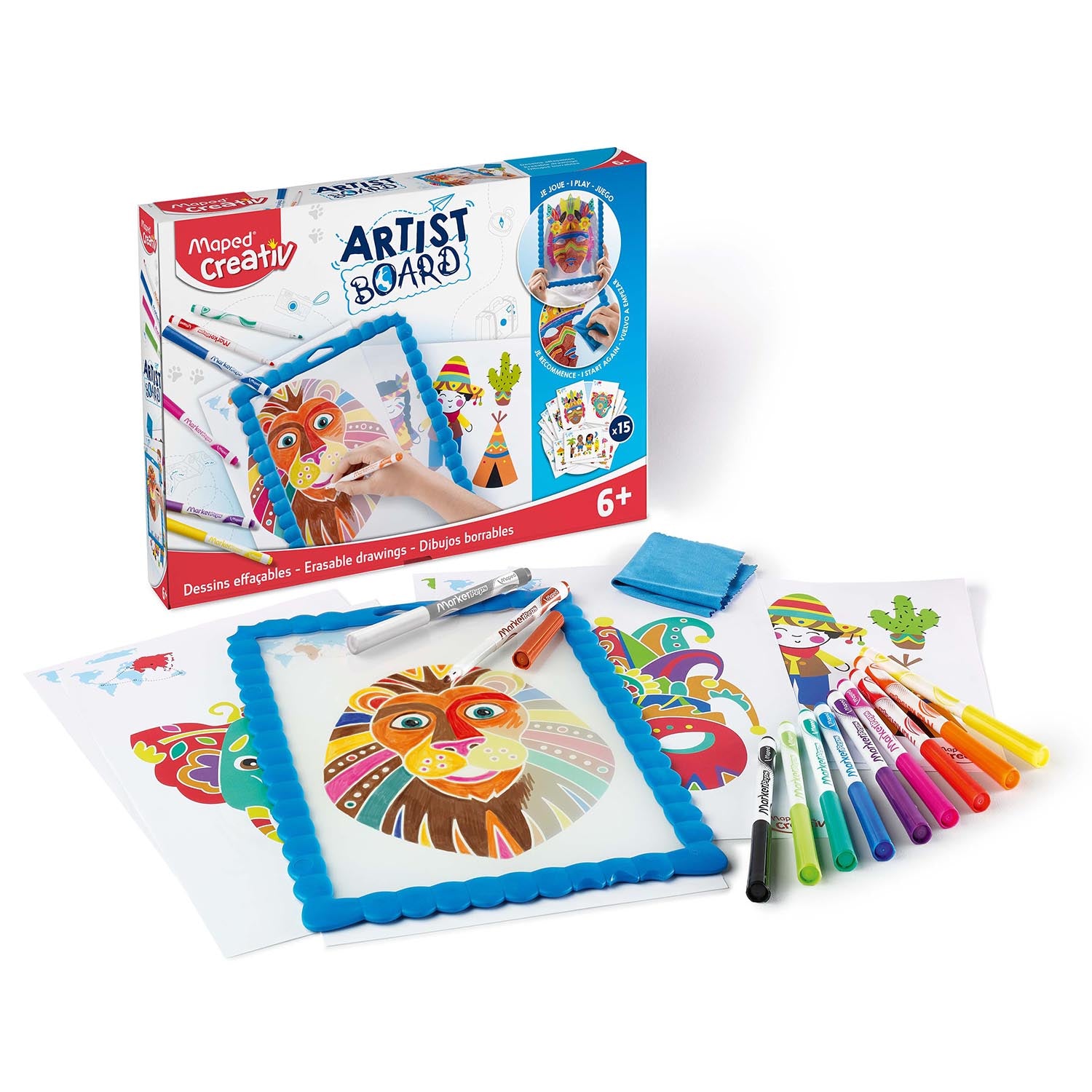 Maped Creativ Artist Board Erasable Drawings Secondary image