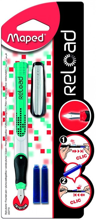 Maped fountain pen and ink killer blister Pack - Al Masam Stationery LLC Main image
