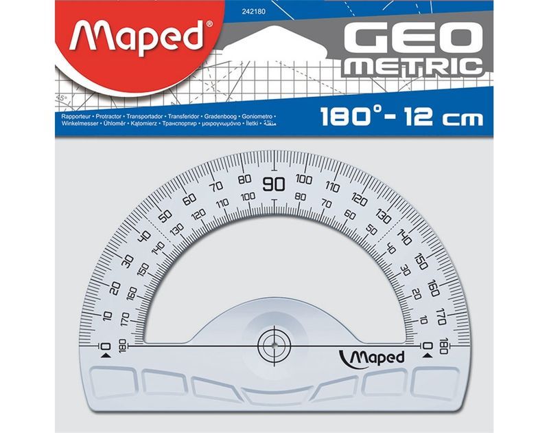 Maped Geometric Flat Ruler 12cm - Al Masam Stationery LLC Main image