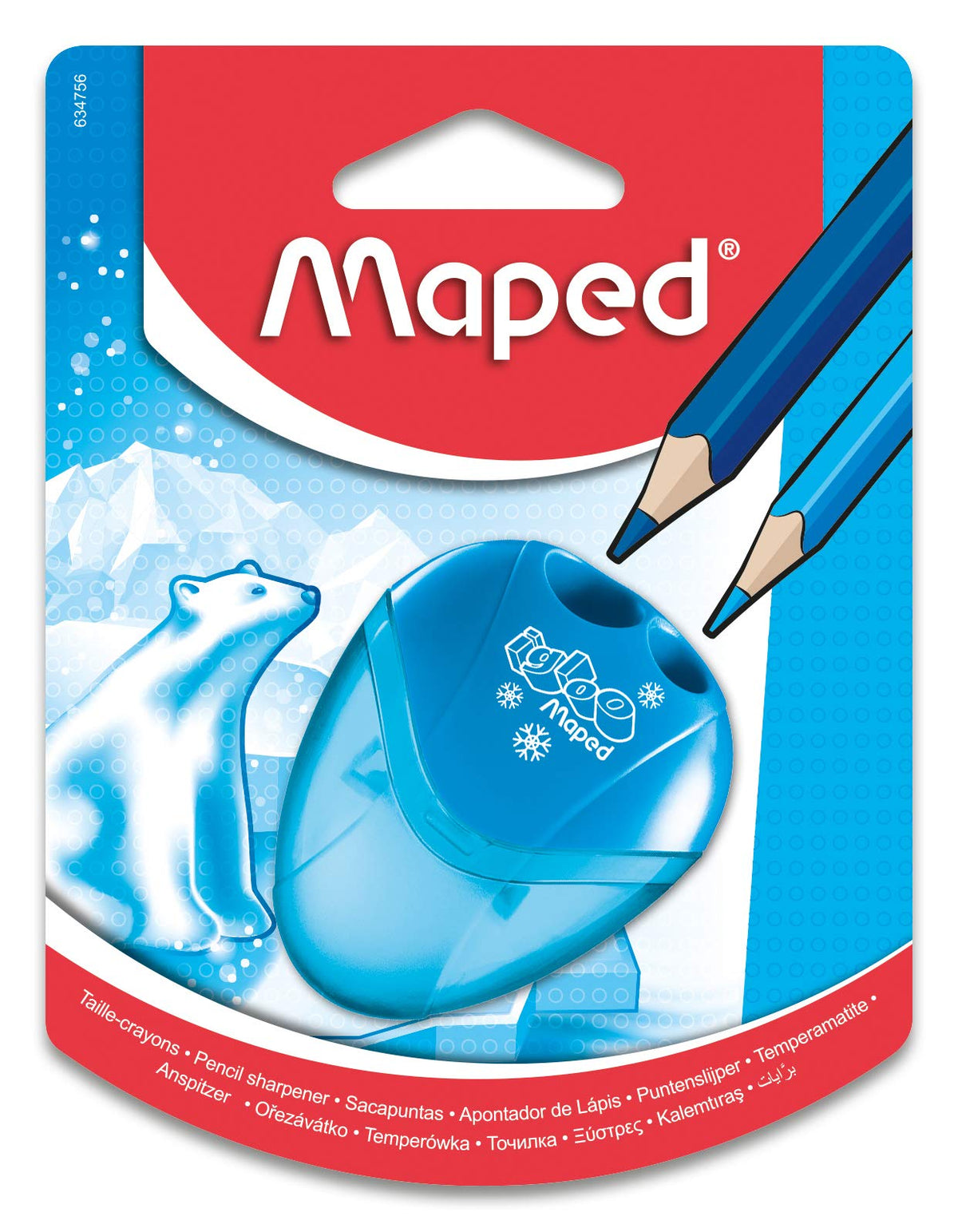 Maped Igloo 1 Hole Sharpeners Pack - Al Masam Stationery LLC Main image