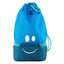 Blue Maped Picnic Kids Lunch Bag with adjustable strap and insulated interior for school or outings.