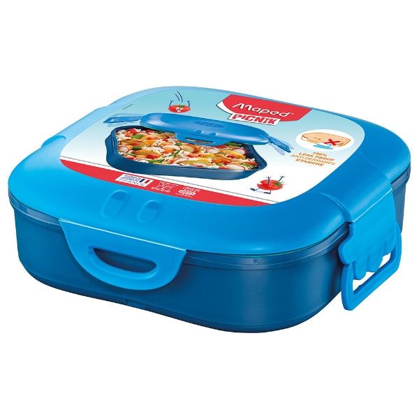 Maped Picnic Single Concept Lunch Box Blue - Al Masam Stationery LLC Main image