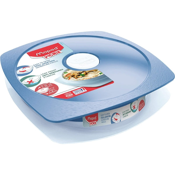 Maped Picnik Adult Lunch Plate Storm Blue - Al Masam Stationery LLC Main image