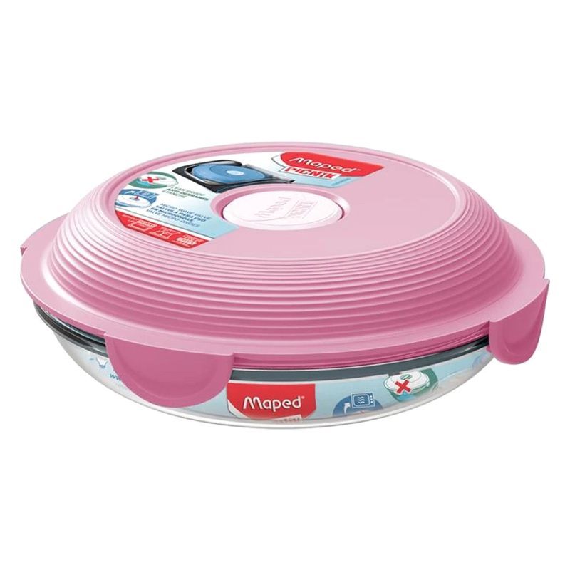 Maped Picnik Glass Tender Rose Lunch Box - Al Masam Stationery LLC Main image