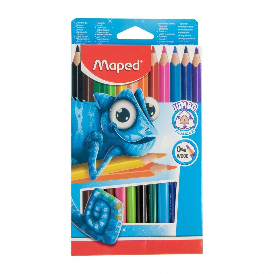 Maped PULSE Color Pencil Jumbo 0% wood - Al Masam Stationery LLC Main image