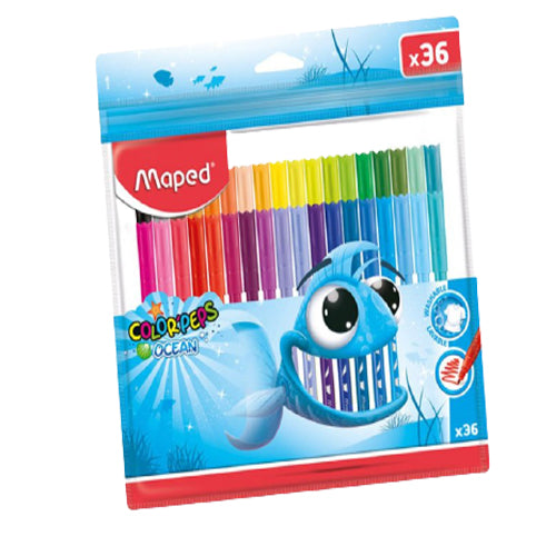 Maped PULSE Felt Pen Ocean Set of 36color - Al Masam Stationery LLC Main image