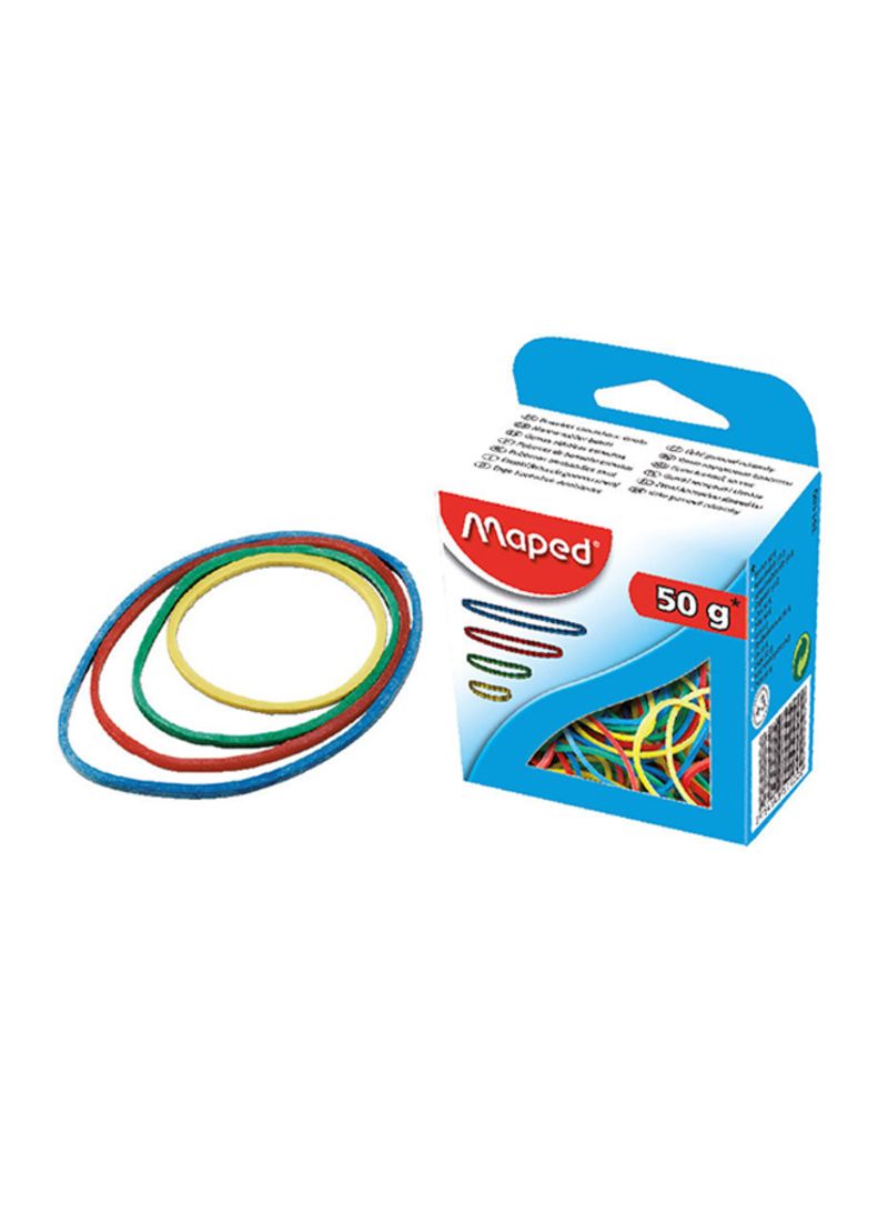 Maped Rubber Bands Colored 50gm - Al Masam Stationery LLC Main image