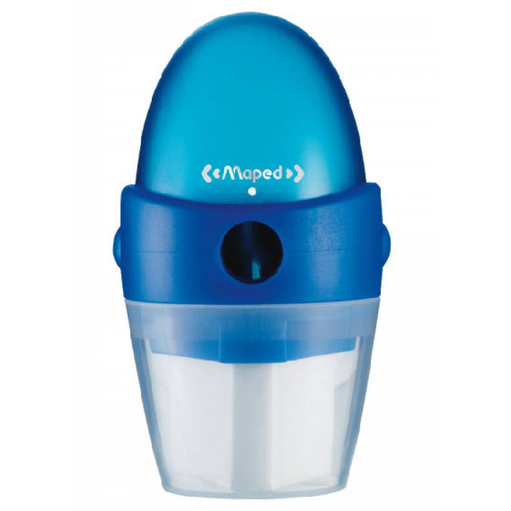 Maped Sharpner-Eraser Astro 1H Blister pack - Al Masam Stationery LLC Main image