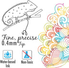 Maped Graph'Peps Fineliner Asst Colr Pot - Al Masam Stationery LLC