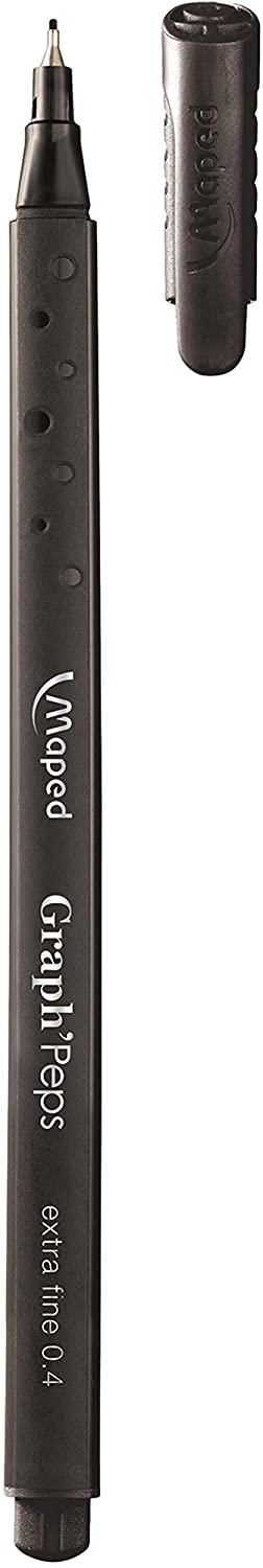 Maped Graph'Peps Fineliner Black Dark - Al Masam Stationery LLC Main image