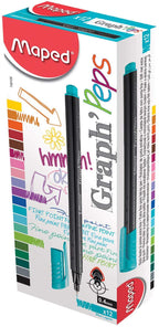 Maped Graph'Peps Fineliner Blue Lagoon - Al Masam Stationery LLC