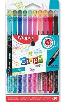 Maped Graph'Peps Fineliner Deco - Al Masam Stationery LLC Main image