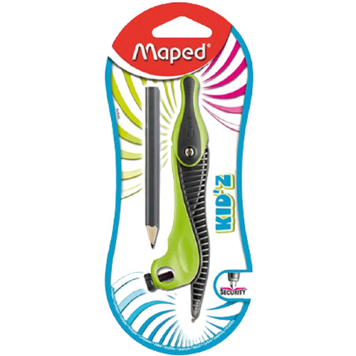 Maped Math. Compass Kids Universal Holder Blister Pack - Al Masam Stationery LLC Main image
