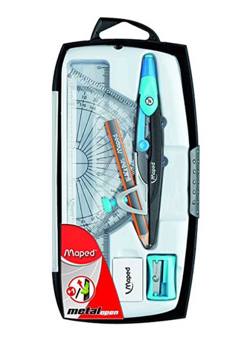 Maped Math.Set Open Metal - (Set of 8) - Al Masam Stationery LLC Main image