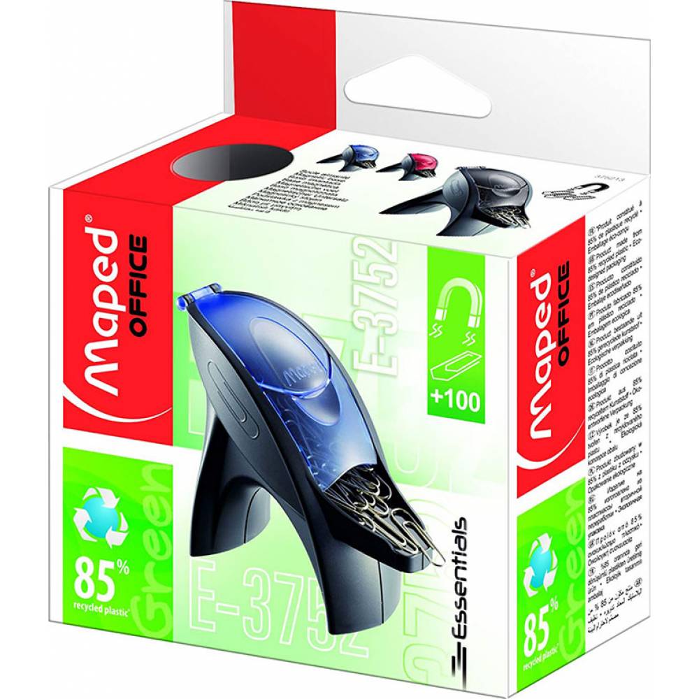 Maped PaperClip Despinser Erglogic Box asst Colors Secondary image