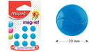 Maped Round Magnets 10mm Colored 8pcs per Pack - Al Masam Stationery LLC