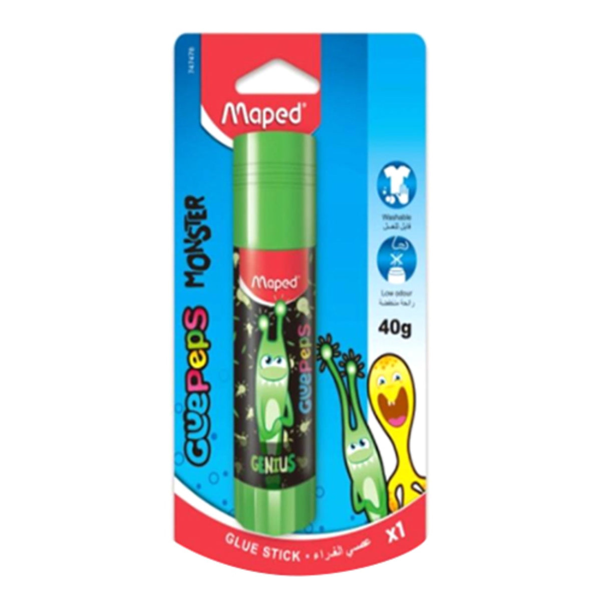 Maped Monster Glue Stick 40g - Al Masam Stationery LLC Main image
