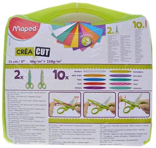 Maped Crea Cut 2 Scissors With 10 Blades Secondary image