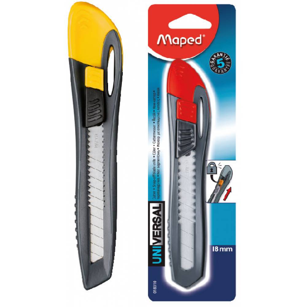 Maped Cutter 18mm Universal Blister Pack - Al Masam Stationery LLC Main image