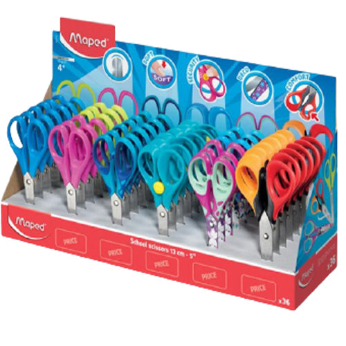 Maped Multi Scissor 13cm Counter Display of 36Pcs - Al Masam Stationery LLC Main image