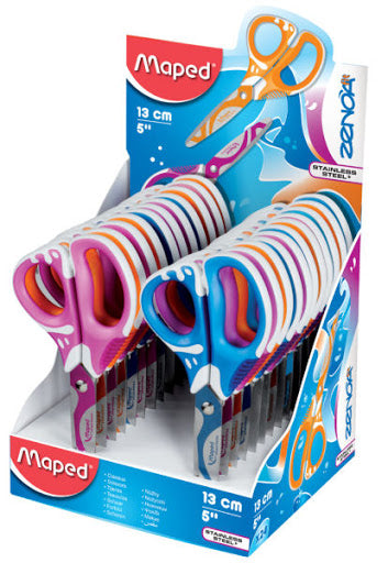 Maped Scissor 13cm Asym Zenoafit - Al Masam Stationery LLC Main image