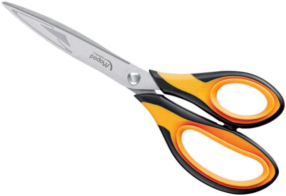 Maped Scissor 21cm Asym Ultimate Blister Pack - Al Masam Stationery LLC Main image