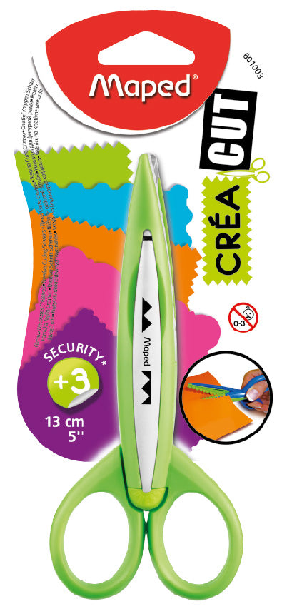 SCISSORS MAPED ZIG ZAG 13 cm - Al Masam Stationery LLC Main image