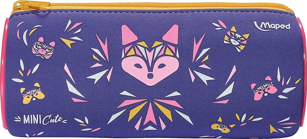 Maped Mini Cute Pencil Case Purple - Al Masam Stationery LLC Main image