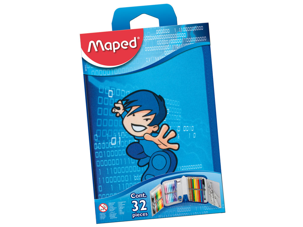 Maped Pencil Case School Tatoo Karate - Al Masam Stationery LLC Main image