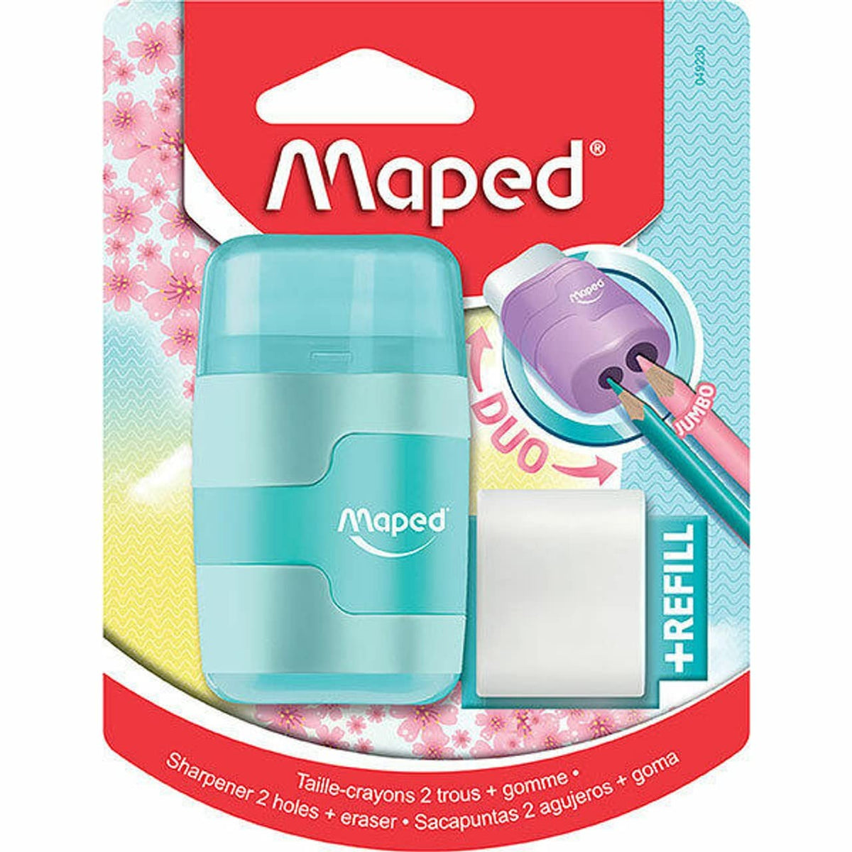 Maped Clear Pencil & Sharpner & Eraser Set - Al Masam Stationery LLC Main image
