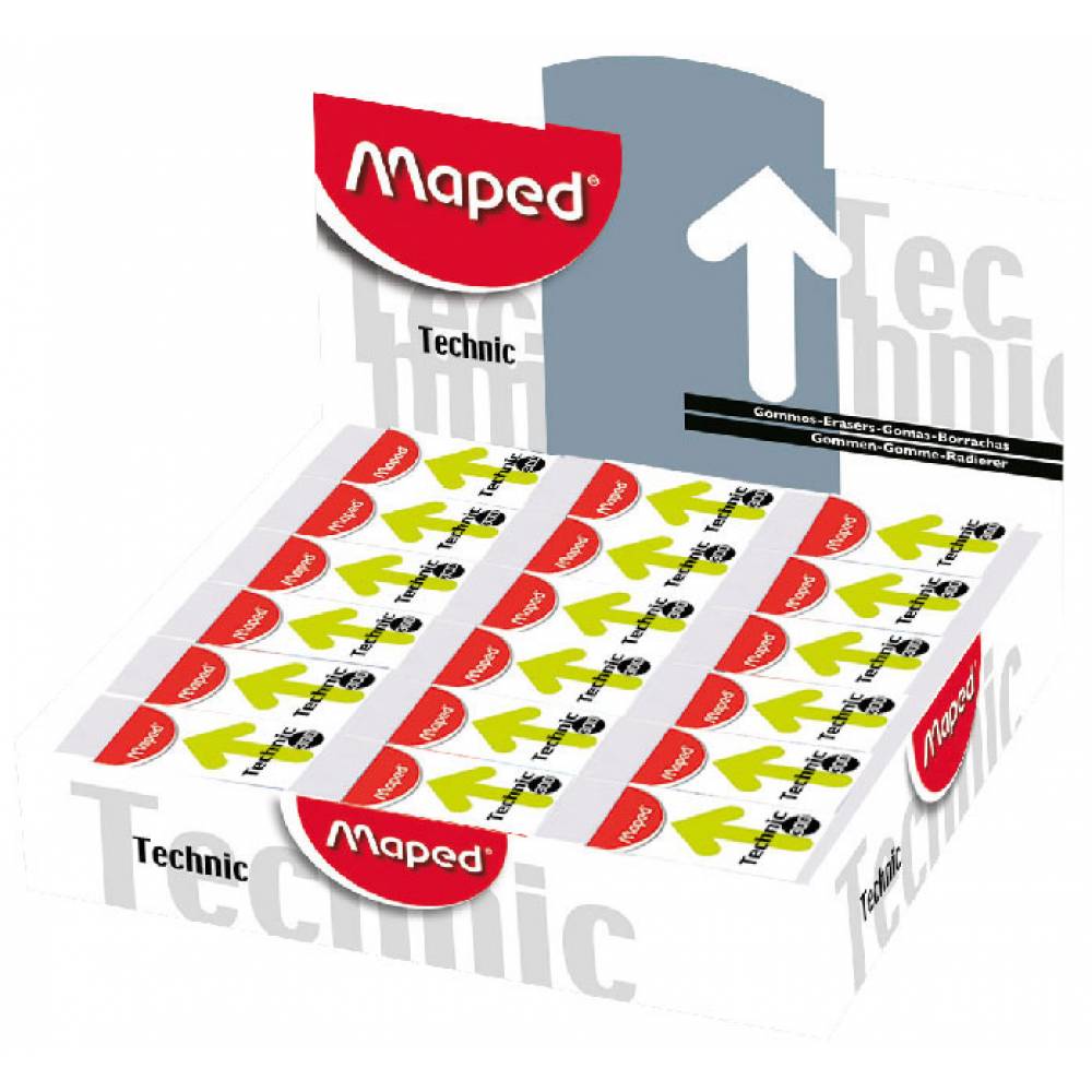 Maped Eraser Technic Mini Card Board - Al Masam Stationery LLC Main image