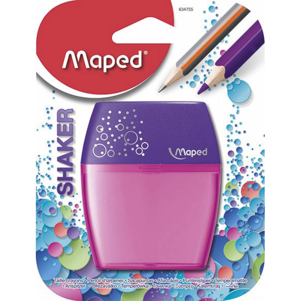 Maped Pencil Sharpner 2 Hole Shaker - Al Masam Stationery LLC Main image