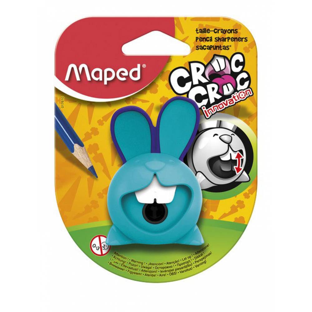 Maped Sharpner 1Hole Croc Croc Innovation - Al Masam Stationery LLC Main image