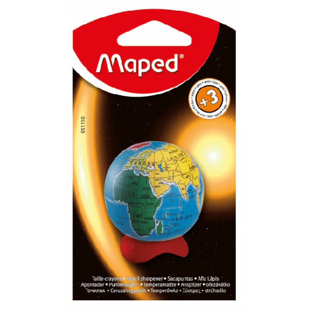 Maped Sharpner 1Hole Globe - Al Masam Stationery LLC Main image
